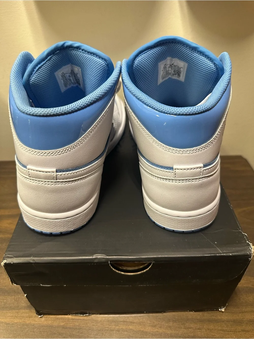 Nike Jordan 1 Mid Legend Blue/White Men's Size 10.5/12W/9.5UK